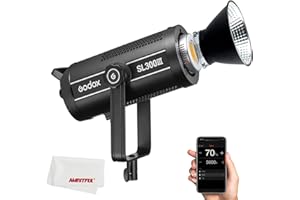 ‎GODOX Godox SL300III SL300WIII 330 W 5600 K światło dzienne Balanced LED Video Light Bowens Mount Wireless X System do nagrywania wideo, obsługa aplikacji