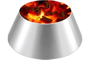 Denmay BBQ Whirlpool for Weber Kettle Grills, Weber Smokey Mountain/WSM, XL (x-large) Big Green Egg, Kamado and other 57 cm & larger charcoal grill, BBQ Kettle Grill, Charcoal Grill Accessories