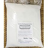 Pigment Weiß Pulverfarbe, Oxidfarbe Betonfarbe 1 kg