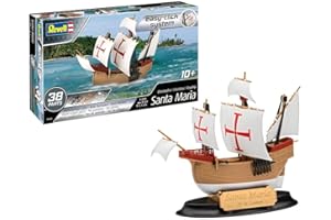 Revell Easy Click System 05660 Bateau à Construire Santa Maria Christophe Colomb, Échelle 1/350