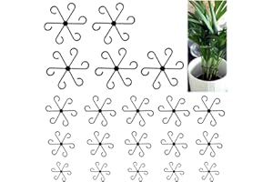 Mineup 20 sztuk wsporników na rośliny, wsporniki na rośliny, wsporniki do roślin, wielokrotnego użytku, do pomocy monstera, kwiatów, hortensji, róż, pomidorów, 20 sztuk