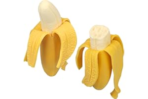 Anboor Piłka antystresowa do bananów, 2 sztuki, dla dzieci i dorosłych, symulacja, redukuje stres i stres