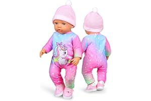 Isa's Friends® - Puppenkleidung - Kleider kompatibel mit Baby Born - 43 cm