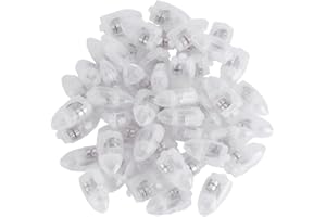 TINJE Mini LED Lights for Crafts Tiny Small Battery Operated Waterproof Outdoor LED Lights for Paper Lantern Ballon Wedding Party Decor Small Switch Control The on Off 50pcs(Colorful)
