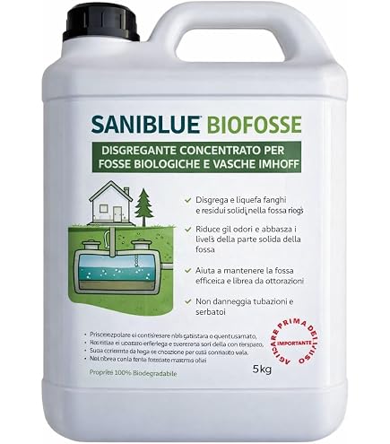Profumatore E Igienizzante Per WC Camper ECO AIR Rinse 1 Litro - 5 Pezzi
