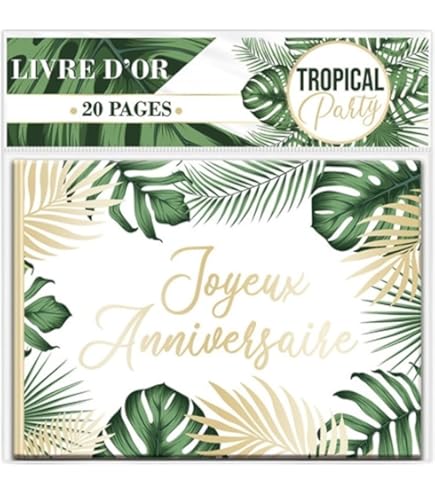 Un Beau Livre D'or Pour Garder Un Souvenir De Son Anniversaire