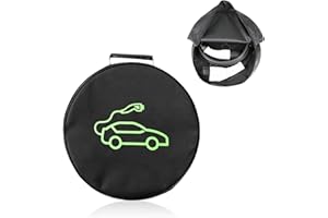 Aibelity Bolsa de carga: bolsa de carga para coche eléctrico, portátil, impermeable, organizador de cables, bolsa de cable para camping para caravanas y autocaravanas, organizador de cables