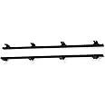 TOPENS RNH2 Heavy Duty Reinforced Nylon Gear Rack with Metal Insert for All Sliding Gate Opener Operator Including Mounting Hardware Set of 2 pcs Gear Racks, Total 6.5 Feet