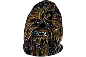 M&HONG Broche en métal émaillé StarWars Chewbacca Wookiee (Star Wars)
