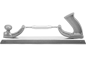 SNOWINSPRING Jcevium Adjustable Milled Tooth Car Body Polisher Files Metal Panel Polishing Curved Tooth Steel File Holder(Medium)