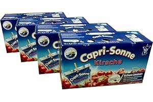 DEUTSCHE SISI-WERKE BETRIEBS GMBH Capri Sonne Kirsch Lot de 4 paquets de 10 x 200 ml (40 au total)