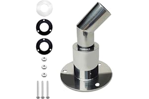 SPORWAY Ajuste de la piel del tubo de escape del casco, acero inoxidable 316, tubo de escape de tubo de escape, accesorios de calefacción de estacionamiento para camión, barco, coche, 24 mm recto