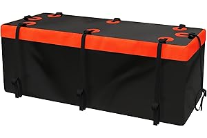 Signstek Anhängerkupplung Soft Shell Auto Heckbox für das Heck des Fahrzeugs Fassungsvermögen, Transportbox faltbar und wasserdicht: 20 Kubikfuß/612 Liter | Abmessungen: 152 x 66 x 61 cm