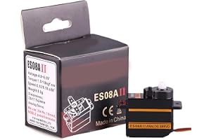 ES08A II 9g servoväxel analog servo 1,8 kg/sek för flygplanmodeller fast vinge 3D flygplan ersättning