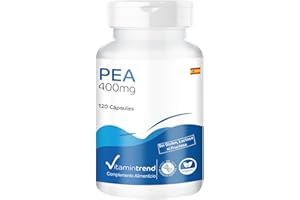 PEA 400mg - Palmitoiletanolamida - 120 cápsulas - dosis alta - vegano - suplementos de Alemania | Vitamintrend