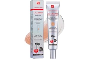 GROSPE Centella Asiatica Colour Correcting CC Cream Foundation Full Coverage Invisible Pores Long Lasting Makeup Moisturising CC Cream for Naturally Radiant Skin (#1 Dark, 45 ml)