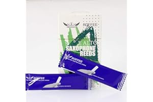 ROFFEE Altsax-Saxophon Blätter,Sax Schilf,alto sax saxophone reeds strength 2.0,10 pcs/box,individual packing