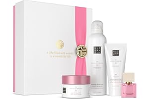 RITUALS The Ritual of Sakura, Cofre de Regalo Mediano – Cuatro productos de cuidado de la piel enriquecidos con flor de cerezo y leche de arroz – Caja de regalo con propiedades renovadoras y calmantes