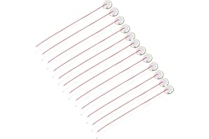 DILWE 6/12/18pcs Disques Piezo avec Fils, Capteur Piézo Disque 27mm avec Fil Trigger Déclencheur de Guitare Batterie ( 12pcs)