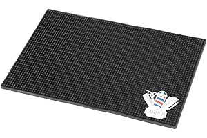 SALMUE Almohadilla de esterilla para peluquería, antideslizante, almohadilla de silicona, tocador de herramientas de mesa para uso en el salón