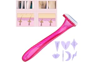 ‎HAOKAINI Bikini Private Rasierschablone Bikini Trimmer Rasierer Haarentfernung Vorlage Bikini Rasierschablone Private Set für Frauen Exquisit Einfach zu Bedienen