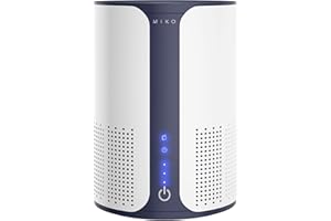 MIKO Air Purifier For Home HEPA Air Purifier Covers Up To 925 sqft In Large Room, 3 Fan Speeds, Built-in Timer, 150 CADR, Sleep Mode- True H13 HEPA Removes 99.97% Smoke, Pollen, Pets, Allergies,