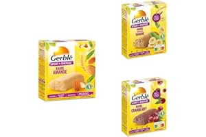 Gerblé Sport Assortiment de Barres énergétiques riche en glucides, 4 paquets de 6 barres individuelles soit 24 Barres