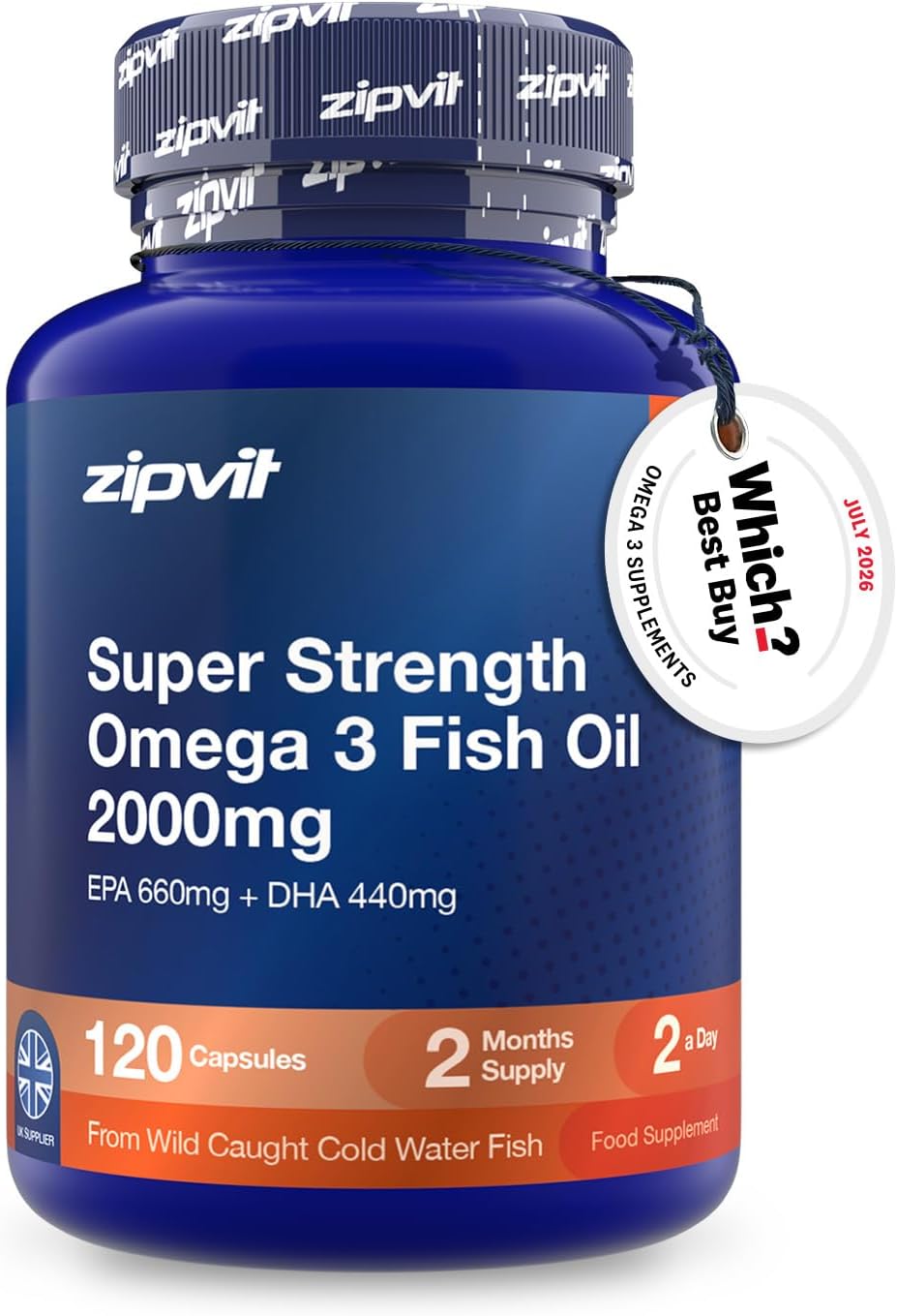 Avis d'Expert & Test Approfondi : Zipvit Omega 3 Fish Oil 2000mg - EPA 660mg DH (Sélection)