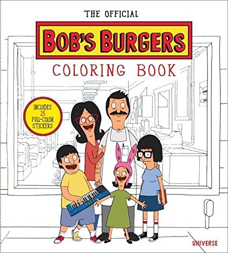 Book's Cover of The Official Bob's Burgers Coloring Book