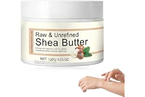Ren och naturlig sheasmör, intensiv kroppsfuktare för torr hud, organisk shea-butter för ansikte och kropp, djup näring och l