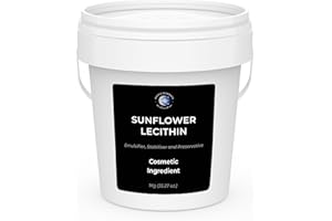 Mystic Moments | Sunflower Lecithin Liquid | Natural Emulsifier, Stabiliser & Preservative | Hydrating, Non-Allergenic & Skin-Soothing | for Creams, Lotions, Soaps & Oils | Cosmetic Grade | 1Kg