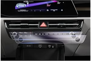 GAFAT [UK RHD] Ki-a Niro EV Hybrid 2022-2024 2025 Screen Protector for Air Conditioner, Niro 2024 PHEV e-Niro Tempered Glass Protective Film, Niro 2023 Accessories, 6H Anti-Scratch