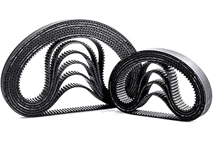 BZCEMIND 5 uds HTD 3M paso de correa de transmisión de goma 3mm,Ancho 9 mm,255 mm