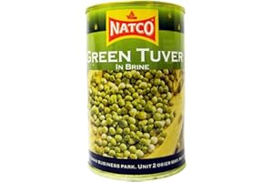 Natco - Pois d'Angole verts - lot de 2 boîtes de 400 g