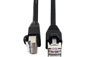 QIANRENON Cavo RJ50 10P10C Cat 5E 26AWG maschio a maschio modulare con connettori di schermatura per apparecchiature di controllo industriale per stampa laser, 0,5 m