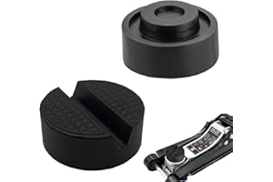 SVUPUE Car Jack Stand Pad, 2 Pack Rubber Jack Pad Support Pinch, Jack Pad, Car Jack Pad for Car Lifting Platforms, Universal Floor Jack Pad Adapter, Trolley Jack, Car Removal Repair Tool