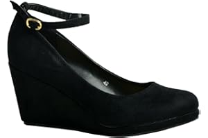 CucuFashion Wedges Shoes for Women - Fashionable Ladies Wedge Shoes, Wedge Heels, Wedge Court Shoes for Women, UK Size 3-8