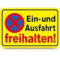 Schild American Style Deko Private Parking Rot Parkverbot - Schildere