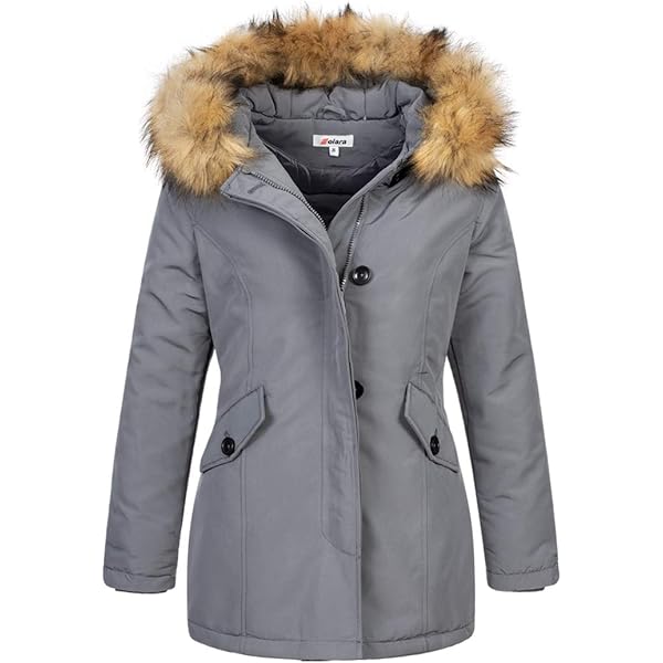 MARIKOO Winterjas voor dames (XS-3XL) - met capuchon, gevoerde buitenzakken, ventilatiesleuven - N113, zwart, XXL