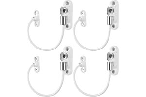 Neoteck 4 st barn fönster dörr kabel begränsare lås barn baby säkerhet kabelhake med nycklar för hemmet offentliga och kommersiella tillämpningar –