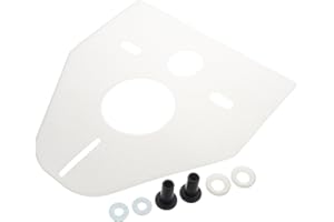 kör4u Zestaw wygłuszający, biały, do WC ściennego i bidetu ściennego, uniwersalne zastosowanie