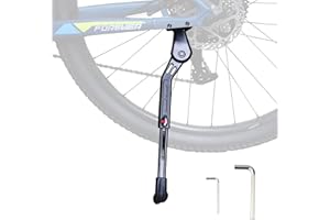 MEGHNA Bike Kickstand Bike Stand Height Adjustable Bicycle Stand Kick Suitable for Mountain Bike Road Bike BMX MTB