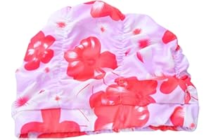 ZUMUii Butterme Natation Cheveux Longs Bonnet plissé Tissu Tissu Bain Chapeaux Lycra Bonnet Bonnet de Bain pour Adultes Hommes Femmes