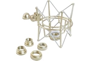 Keepdrum Spinner multi-microphones avec adaptateur pour microphone, pieds de micro