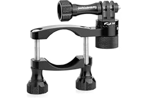 Forevercam - Manubrio da bici e moto, in alluminio, con rotazione a 360° e blocco in qualsiasi direzione, 1,5-3,3 cm, per manubrio da bici, moto, reggisella da sci, per GoPro9/8Hero7/Hero6 Black/HERO5 Black4, HD DJI Osmo Action Cam