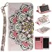 Produktbild Nancen Samsung Galaxy S7 / SM-G9300 (5,1 Zoll) Handytasche / Handyhülle. Flip Etui Wallet Case in Bookstyle - Premium PU Lederhülle Hülle Cover Mit Lanyard / Strap, Standfunktion, Kreditkarte und Brieftasche