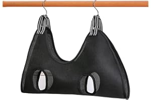 Qrity 1 x torba do pielęgnacji kotów, uprząż do przycinania pazurów zwierząt domowych, pomocnik do pielęgnacji zwierząt domowych z 2 haczykami, oddychająca uprząż do pielęgnacji, wisząca do