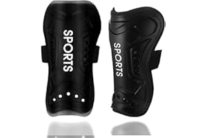CAREDOCTOR Football Shin Guards,Non Slip Shin Pad Sleeves with Impact Protection for Footbal,Kickboxing&Hockey,Breathable & Lightweight Shin Guards Pads with Adjustable Straps for Kid Teen Adult
