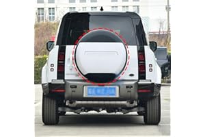 FTAPACCE Portecor Ersatzreifenabdeckung, passend für Land Rover Defender 90, 110, 130, 2-Türer, 4-Türer, 2020–2024, ABS-Kunststoff (Fuji Weiß)