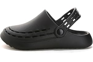 YENXAPEI Zuecos Sanitarios Mujer Hombre, Transpirable Ocio Feliz Caminar Zapatos, Comodos Zapatos Impermeable Antideslizante Trabajo Enfermera